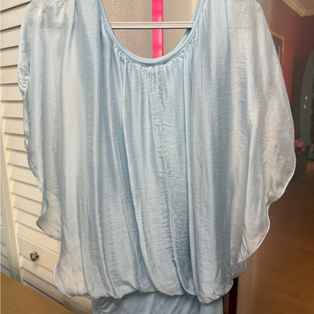 Tempo Paris Light Blue Women's blouse